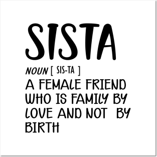 Sista - Definition Posters and Art